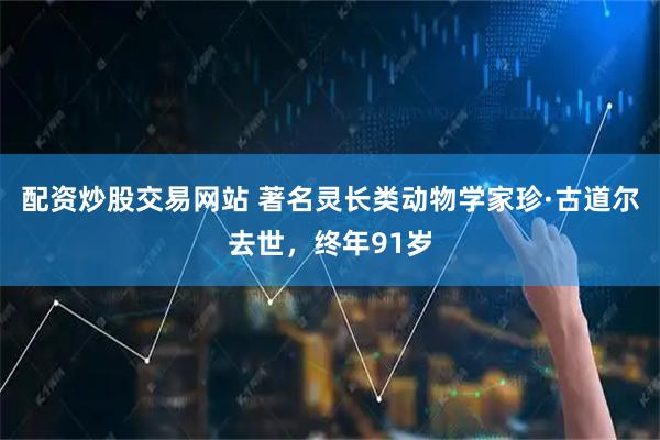 配资炒股交易网站 著名灵长类动物学家珍·古道尔去世，终年91岁